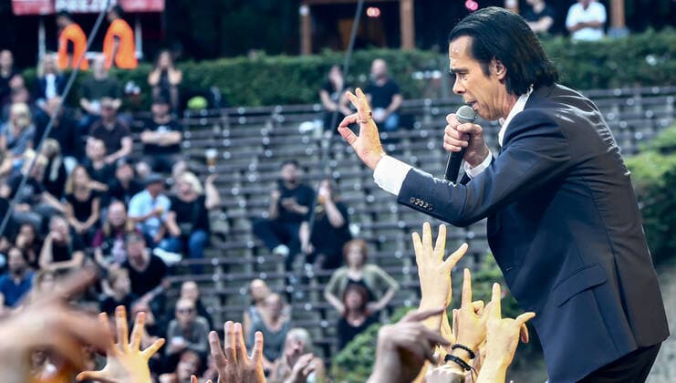 Konzert von Nick Cave and the bad seeds, @ Waldbuehne Berlin Nick Cave and the bad seeds