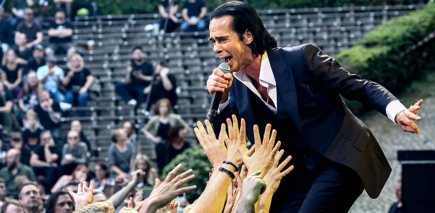 Konzert von Nick Cave and the bad seeds, @ Waldbuehne Berlin Nick Cave and the bad seeds