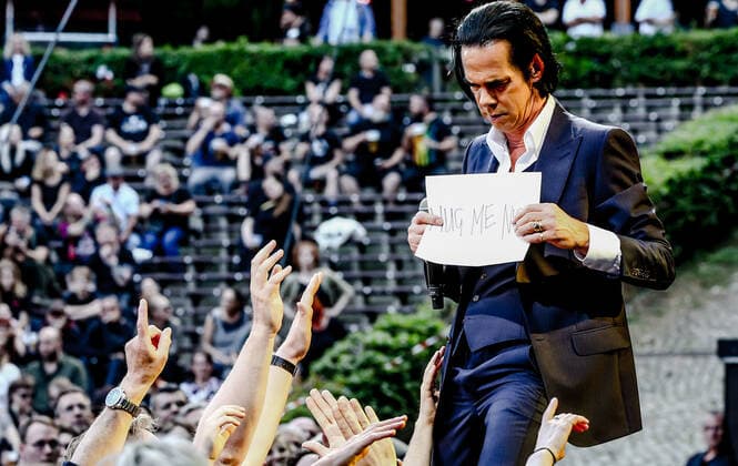 Konzert von Nick Cave and the bad seeds, @ Waldbuehne Berlin Nick Cave and the bad seeds