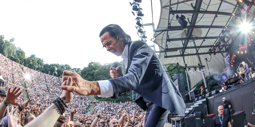Konzert von Nick Cave and the bad seeds, @ Waldbuehne Berlin Nick Cave and the bad seeds