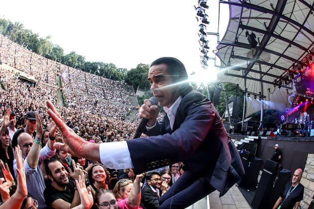 Konzert von Nick Cave and the bad seeds, @ Waldbuehne Berlin Nick Cave and the bad seeds