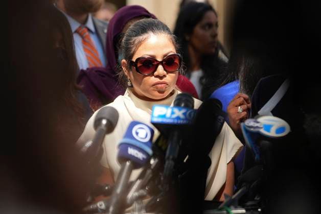 Lizzette Martinez nach der Bekanntgabe des Urteils für R. Kelly am Urteil am Brooklyn Federal Court. Der R&B-Sänger ist im Missbrauchsprozess in New York zu 30 Jahren Haft wegen sexueller Ausbeutung Minderjähriger, Entführung und Bestechung verurteilt worden. New York, 29.06.2022 *** Lizzette Martinez after announcing sentence for R Kelly at Brooklyn Federal Court sentencing The R B singer has been sentenced to 30 years in prison for sexual exploitation of minors, kidnapping and bribery in the abuse trial in New York New York, 29 06 2022 Foto:xJ.xNacionxx xFuturexImage