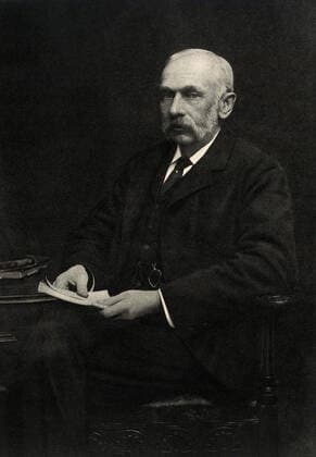Sir Rickman John Godlee. Photogravure by Elliott & Fry. Copyright: xpiemagsx