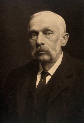 Sir Rickman John Godlee. Photogravure by Elliott & Fry. Copyright: xpiemagsx
