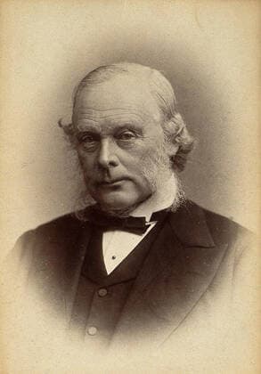 Joseph Lister, Baron Lister. Photograph by Elliott & Fry. Copyright: xpiemagsx