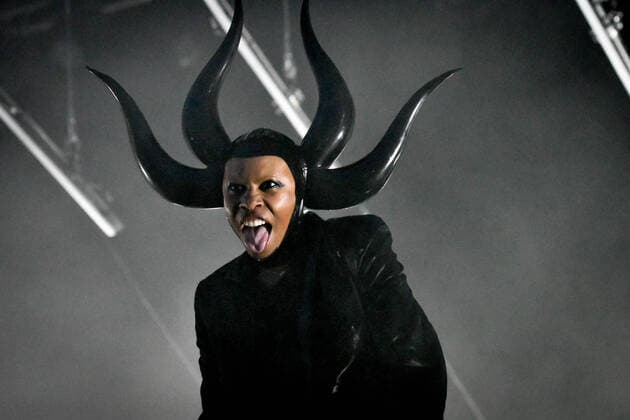Skin performing on stage during Skunk Anansie Celebrating 25 years, Music Concert in Padova, Italy, June 30 2022