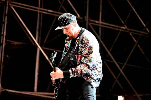 Martin Kent performing on stage during Skunk Anansie Celebrating 25 years, Music Concert in Padova, Italy, June 30 2022