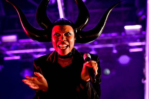 Skin performing on stage during Skunk Anansie Celebrating 25 years, Music Concert in Padova, Italy, June 30 2022