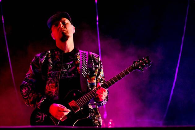 Martin Kent performing on stage during Skunk Anansie Celebrating 25 years, Music Concert in Padova, Italy, June 30 2022
