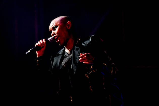 Skin performing on stage during Skunk Anansie Celebrating 25 years, Music Concert in Padova, Italy, June 30 2022