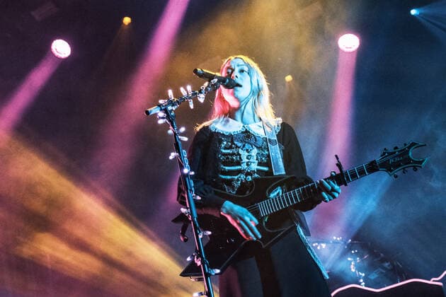 Phoebe Bridgers live at Roskilde Festival 2022, Roskilde, Denmark Roskilde, Denmark. 30th, June 2022. The American singer, songwriter and musician Phoebe Bridgers performs a live concert during the Danish music festival Roskilde Festival 2022 in Roskilde. Roskilde Denmark  Copyright: xGonzalesxPhoto FlemmingxBoxJensex