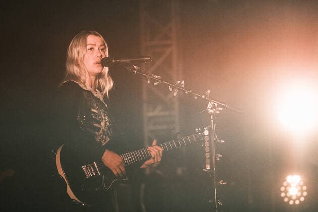 Phoebe Bridgers live at Roskilde Festival 2022, Roskilde, Denmark Roskilde, Denmark. 30th, June 2022. The American singer, songwriter and musician Phoebe Bridgers performs a live concert during the Danish music festival Roskilde Festival 2022 in Roskilde. Roskilde Denmark  Copyright: xGonzalesxPhoto FlemmingxBoxJensex