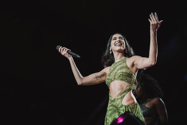 Dua Lipa live at Roskilde Festival 2022, Roskilde, Denmark Roskilde, Denmark. 30th, June 2022. The English singer and songwriter Dua Lipa performs a live concert during the Danish music festival Roskilde Festival 2022 in Roskilde. Roskilde Denmark  Copyright: xGonzalesxPhoto MathiasxKristensex