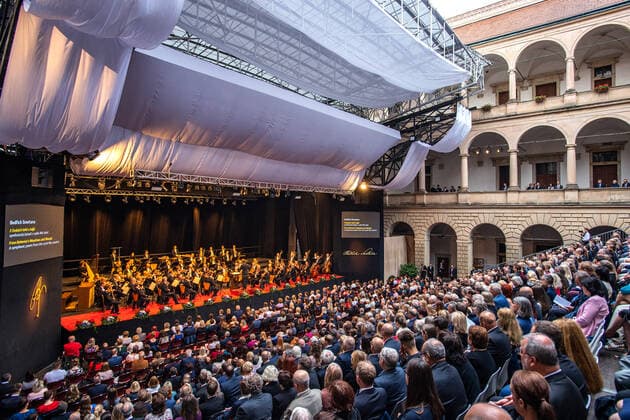 Czech Philharmonic plays at Concert for Europe, within Smetana s Litomysl music festival and Czech EU presidency, on July 1, 2022, in Litomysl, Czech Republic. (CTKxPhoto DavidxTanecek) CTKPhotoP2022070108222  _TAD7372