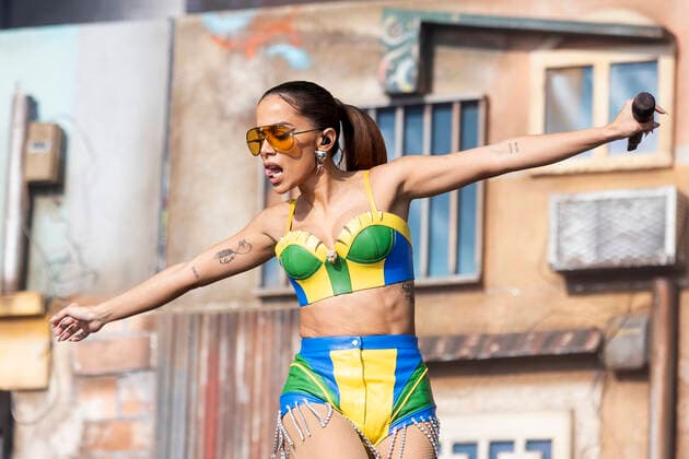 STOCKHOLM 20220701 Anitta performs during the Lollapaloozafestival at Gärdet in Stockholm on Friday STOCKHOLM SWEDEN x11930x  Copyright: xMagnusxAnderssonx xTTx LOLLAPALOOZA STOCKHOLM 2022