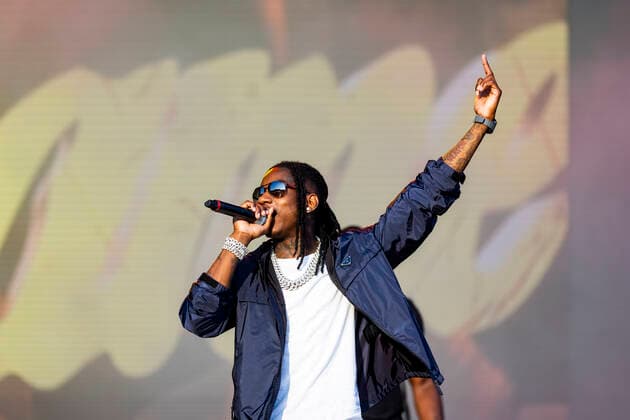 STOCKHOLM 20220701 Polo G performs during the Lollapaloozafestival at Gärdet in Stockholm on Friday STOCKHOLM SWEDEN x11930x  Copyright: xMagnusxAnderssonx xTTx LOLLAPALOOZA STOCKHOLM 2022