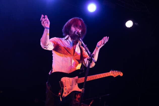Cristiano Godano of Marlene Kuntz during Marlene Kuntz @ NXT Station, Music Concert in Bergamo, Italy, July 01 2022