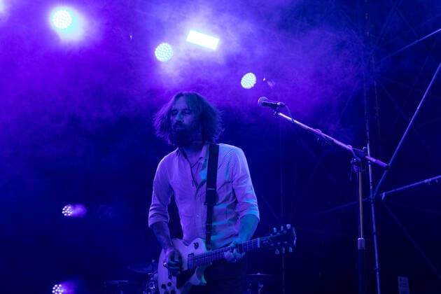 Cristiano Godano of Marlene Kuntz during Marlene Kuntz @ NXT Station, Music Concert in Bergamo, Italy, July 01 2022