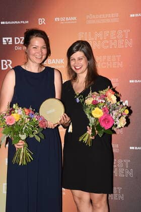 Britta Strampe Laura Klippel Produktionspreis Muenchen 01.07,2022 HFF-Foerderpreis Neues Kino Verleihung Muenchen