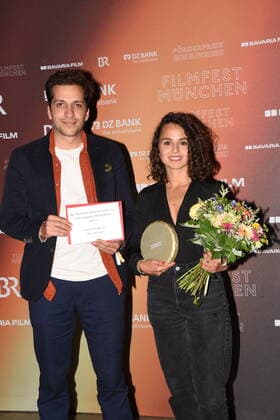 Gregor Kuhlmann Prod. Naira Cavero Orihuel Regie Stv fuer Schauspiel-Preistraegerin Lena Schmidtke Muenchen 01.07,2022 HFF-Foerderpreis Neues Kino Verleihung Muenchen