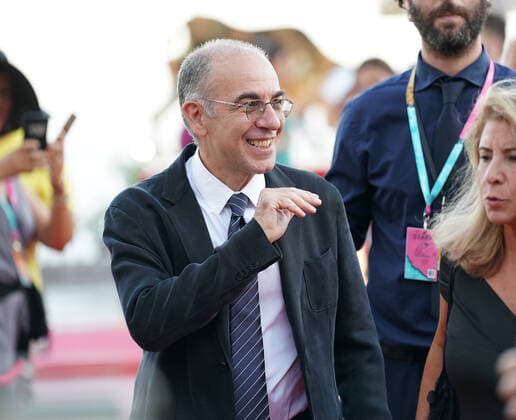 Taormina Film Fest 2022 - Day 7 Giuseppe Tornatore on the red carpet of the Taormina Film Fest on the last evening of the festival with the award ceremony and the tribute to Ennio Morricone. 68th Taorminafilmfest, Taormina (ME), Italy - July 02, 2022 Taormina ME Italy  Copyright: xGabrielexMaricchiolox originalFilename: maricchiolo-gabriele220702_npwPz.jpg