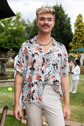 Toby Lee-James attends the Lady Wimbledon Tennis Party at Warren House Hotel in Kingston upon Thames in London. JULY 2nd 2022  CMYx22252