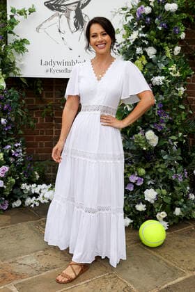 Hayley Sparkes attends the Lady Wimbledon Tennis Party at Warren House Hotel in Kingston upon Thames in London. JULY 2nd 2022  CMYx22252