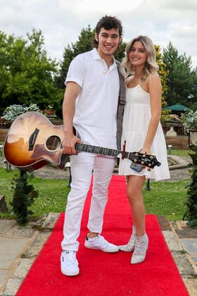 Juna N Joey attend the Lady Wimbledon Tennis Party at Warren House Hotel in Kingston upon Thames in London. JULY 2nd 2022  CMYx22252