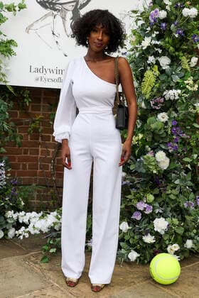 Sarah Mulindwa attends the Lady Wimbledon Tennis Party at Warren House Hotel in Kingston upon Thames in London. JULY 2nd 2022  CMYx22252