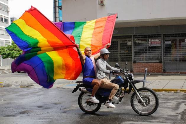 LGBTIQ+ March In Caracas An activist participates in the LGBTIQ+ pride march in Caracas, Venezuela, on July 03, 2022. Caracas Venezuela  Copyright: xJavierxCamposx originalFilename: campos-notitle220703_npnN2.jpg