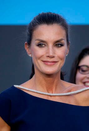 04-07-2022 Girona Queen Letizi at the 2022 Princess of Girona foundation awards ceremony in Barcelona. Â  Copyright: xPPEx