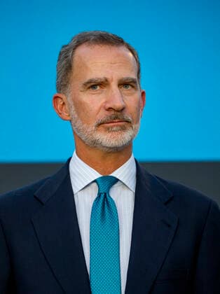 04-07-2022 Girona King Felipe at the 2022 Princess of Girona foundation awards ceremony in Barcelona. Â  Copyright: xPPEx