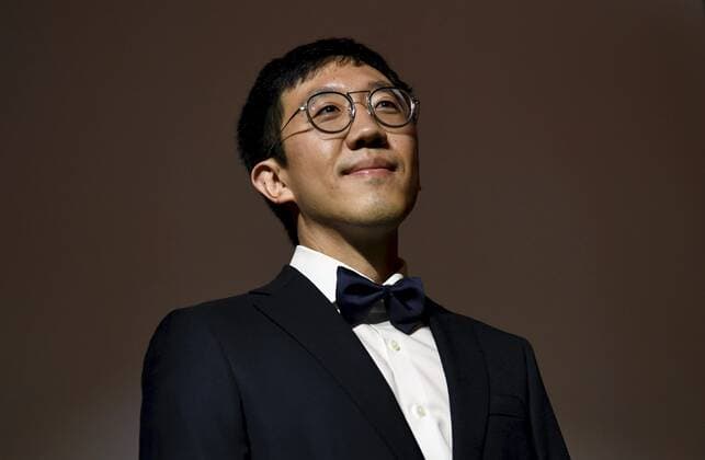 The Fields Prize for Mathematics awarded June Huh attends the prize ceremony during the International Congress of Mathematicians 2022 (ICM 2022) in Helsinki, Finland on July 5, 2022. Helsinki Finland  Copyright: xVesaxMoilanenx LKLAPV20220705101637X803