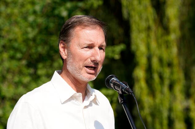 Andreas Knieriem bei der Verleihung des Artenschutzpreises 2022 im Zoo Berlin. Berlin, 05.07.2022