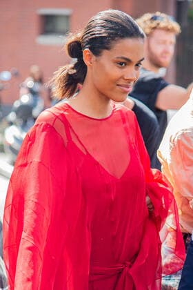 Tina Kunakey CELEBRITES : DefilÃ haute couture Alexandre Vauthier - Paris - 05 07 2022 BaptisteAutissier Panoramic 