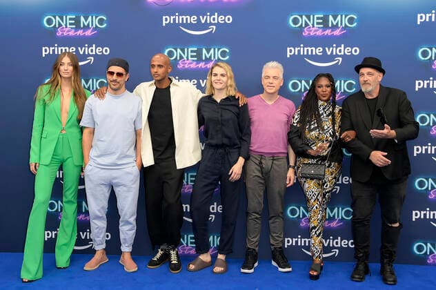 Lorena Rae, Fahri Yardim, Teddy Teclebrhan, Hazel Brugger, Michael Mittermeier, Motsi Mabuse und Torsten Sträter bei der Premiere der Amazon Prime Video Comedy-Show One Mic Stand im Delphi-Filmpalast. Berlin, 05.07.2022 *** Lorena Rae, Fahri Yardim, Teddy Teclebrhan, Hazel Brugger, Michael Mittermeier, Motsi Mabuse and Torsten Sträter at the premiere of the Amazon Prime Video comedy show One Mic Stand at the Delphi Filmpalast Berlin, 05 07 2022 Foto:xF.xKernx xFuturexImage