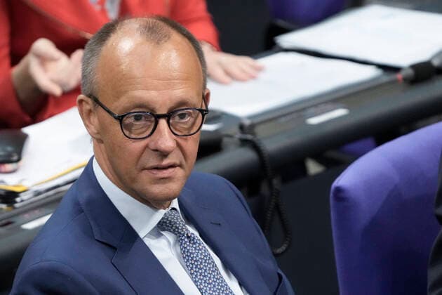 Deutscher Bundestag, 47. Plenarsitzung Aktuell,07.07.2022 Berlin, Friedrich Merz (CDU) im Portrait im Plenum bei der 47. Sitzung des Deutschen Bundestag in Berlin Berlin Berlin Deutschlan *** German Bundestag, 47 plenary session Current,07 07 2022 Berlin, Friedrich Merz CDU in portrait in the plenary session at the 47 session of the German Bundestag in Berlin Berlin Germany