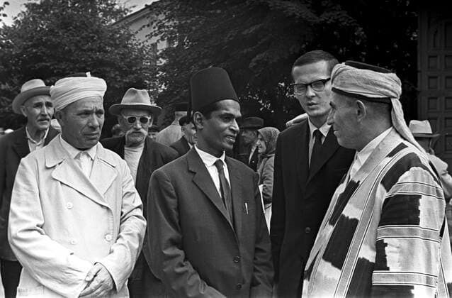Muhammed Selim To Visit Moscow Mosque 601612 04.08.1966 Muhammed Selim, a public figure from Ceylon (now Sri Lanka), visited Moscow Mosque during his stay in the Soviet Union. Alexander Sputnik Moscow Russia  Copyright: xAlexanderx