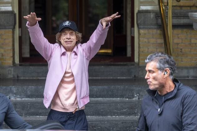 2022-07-07 14:36:07 AMSTERDAM - Mick Jagger of The Rolling Stones at the Amstel Hotel prior to the concert in the Johan Cruijff ArenA. The Stones had to cancel earlier, much to the disappointment of the fans, because the frontman turned out to have corona. ANP KIPPA EVERT ELZINGA netherlands out - belgium out