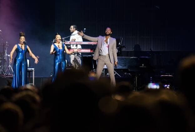 2022-07-07 21:03:44 ROTTERDAM - Singer John Legend during the opening concert for NN North Sea Jazz. ANP KIPPA JEROEN JUMELET netherlands out - belgium out