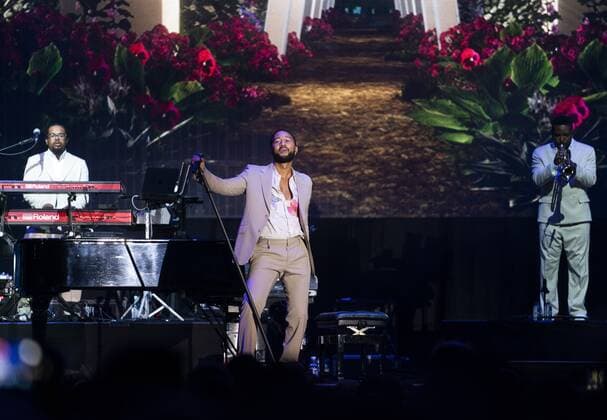 2022-07-07 20:59:40 ROTTERDAM - Singer John Legend during the opening concert for NN North Sea Jazz. ANP KIPPA JEROEN JUMELET netherlands out - belgium out
