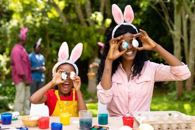 Happy african american girl and mother playing with easter eggs while family in background Happy african american girl and mother playing with easter eggs while family in background. unaltered, lifestyle, easter day, art, celebration, family, cultures and holiday concept., model released, , property released, Cape Town, South Africa, , 3130884.jpg, people,happy,african american,american girl,mother,playing,easter egg,family,background,unaltered,lifestyle,day,art,celebration,culture,holiday concept,holiday,young,design,beautiful,decoration,fun,white,abstract,love,illustration,happiness,person,kid,cute,color,together,parent,childhood,traditional,african,american,girl,easter,egg,concept Senior,Elderly,Man,Male,Black,Child,Girl,Female,Mid Adul