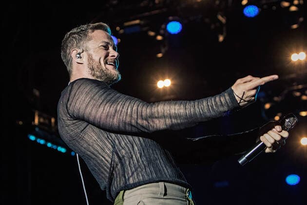 July 8, 2022, Madrid, Spain: Dan Reynolds of Imagine Dragons performs on stage at MadCool in Ifema, Madrid. Madrid Spain - ZUMAs197 20220708_zaa_s197_055 Copyright: xValeriaxMagrix