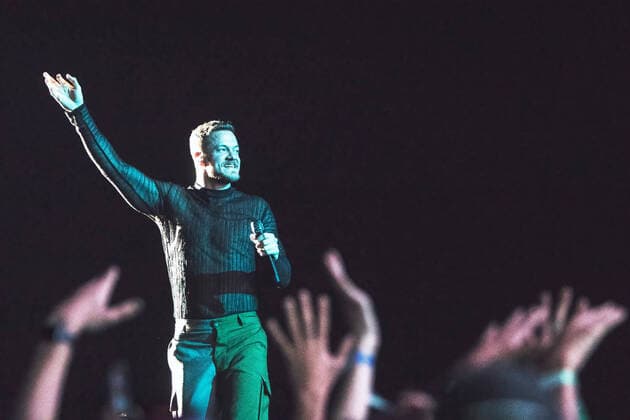 July 8, 2022, Madrid, Spain: Dan Reynolds of Imagine Dragons performs on stage at MadCool in Ifema, Madrid. Madrid Spain - ZUMAs197 20220708_zaa_s197_060 Copyright: xValeriaxMagrix