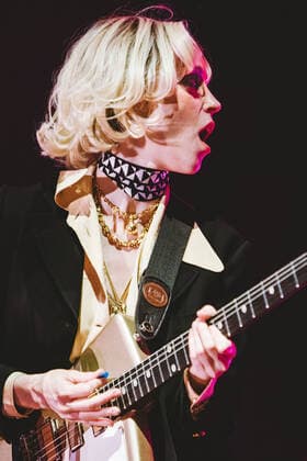 July 8, 2022, Madrid, Spain: Annie Clark better known as St Vincent performs on stage at MadCool festival in Ifema, Madrid. Madrid Spain - ZUMAs197 20220708_zaa_s197_071 Copyright: xValeriaxMagrix