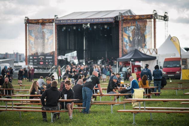 The Mighty Sounds music festival began in Tabor, Czech Republic, on July 8, 2022. (CTKxPhoto PetrxSkrivanek) CTKPhotoP2022070807865  SKR_020 K