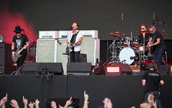 Entertainment Themen der Woche KW27 Pearl Jam perform at BST Hyde Park in Hyde Park, London. JULY 8th 2022  TKHx22258