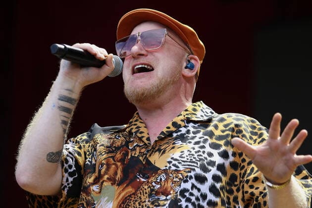 DIE FANTASTISCHEN VIER - 30 Jahre Live 2022 in Berlin Vorband Sänger Flo Mega Berlin Parkbühne Wuhlheide Copyright: xmix1x-xMatthiasxBaranx