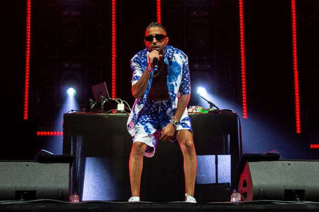 Naps performs at the Les Ardentes music festival in Liege, Saturday 09 July 2022. The 15th edition of the festival is taking place from July 7 to July 10. The 2020 and 2021 editions of the festival had to be cancelled due to the Corona virus pandemic.  THOMASxMICHIELS 37197313