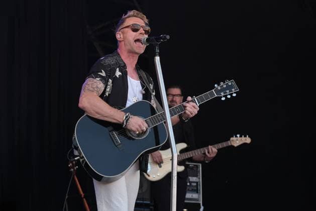 July 10, 2022, Great Tew, Oxfordshire, United Kingdom: Irish-born singer, songwriter, television presenter, and host of the Magic Radio breakfast show, Ronan Patrick John Keating, former member of boy band Boyzone performing live at Cornbury Festival. Great Tew United Kingdom - ZUMAs197 20220710_zaa_s197_311 Copyright: xDawnxFletcher-Parkx